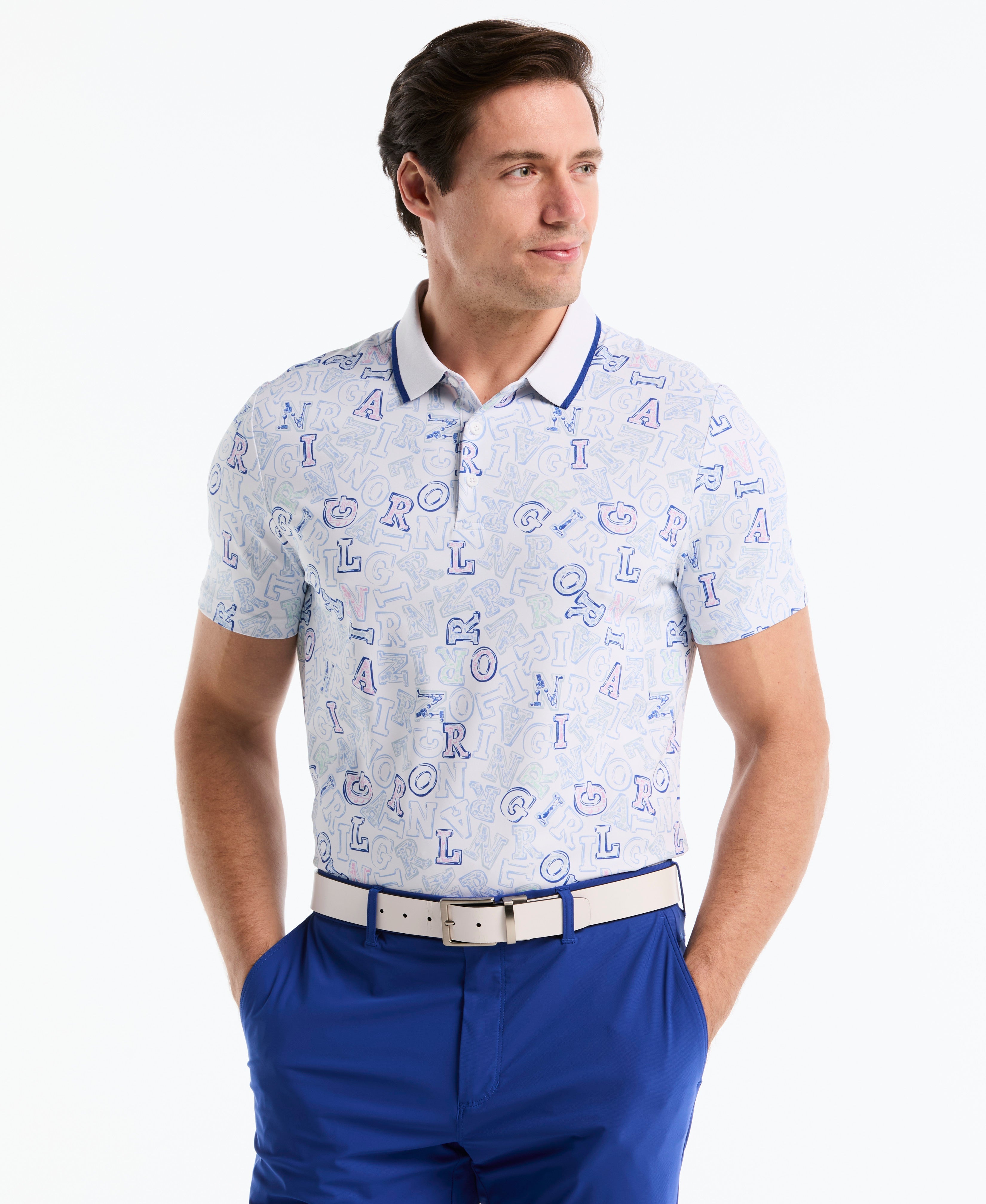 Heritage Original Logo Play Golf Polo