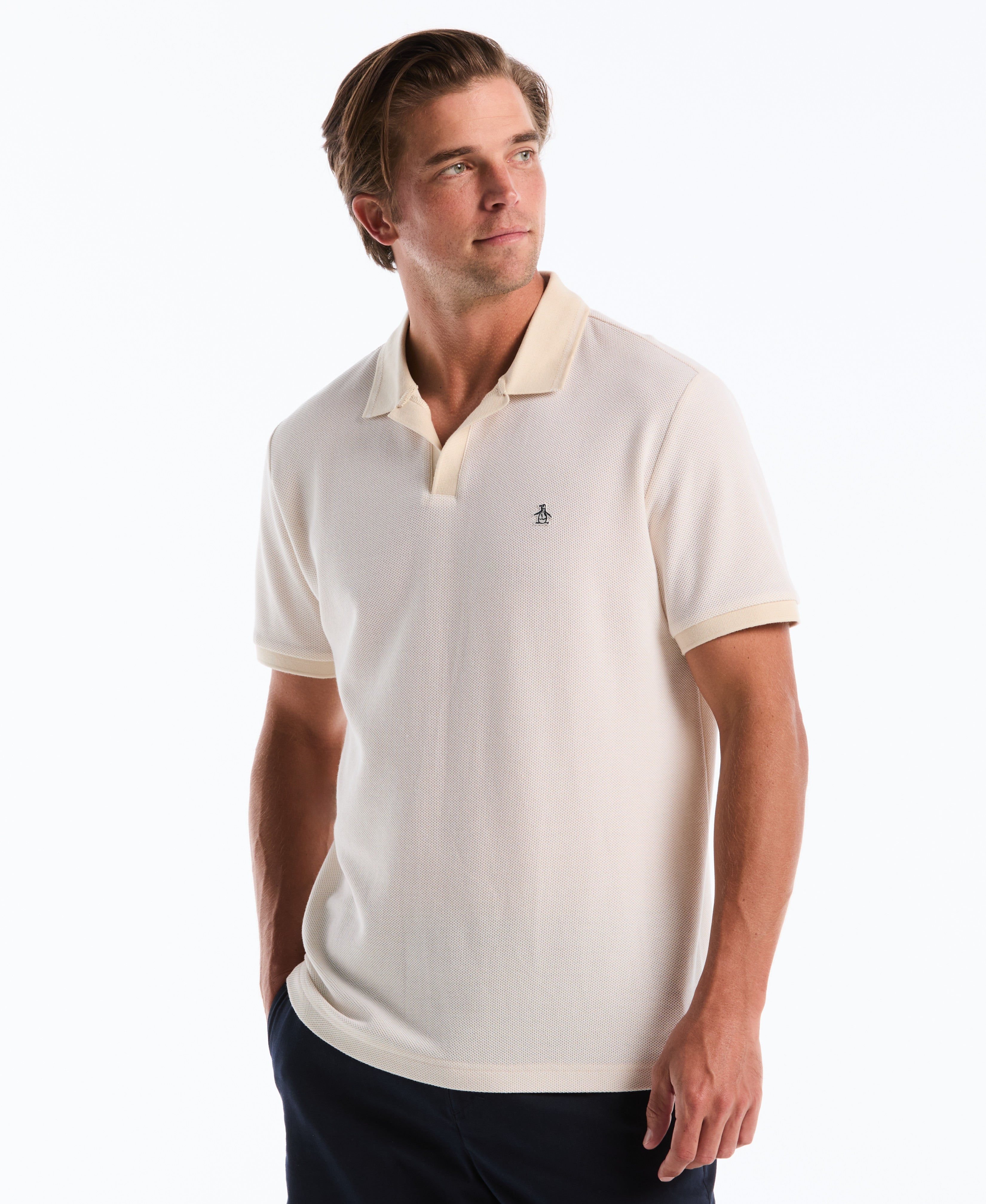Honeycomb Johnny Collar Polo